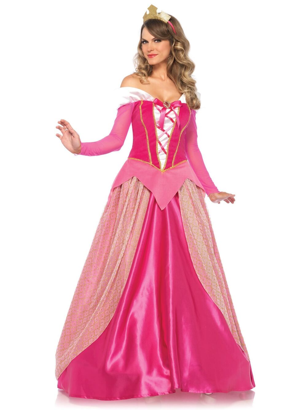 4274 Classic Sleeping Beauty Princess Aurora Costume, Pink, Small